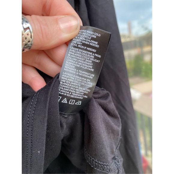 Good American NWT Black Wrap Top Blouse, Size 7 (4XL), MSRP $95 - Picture 7 of 8